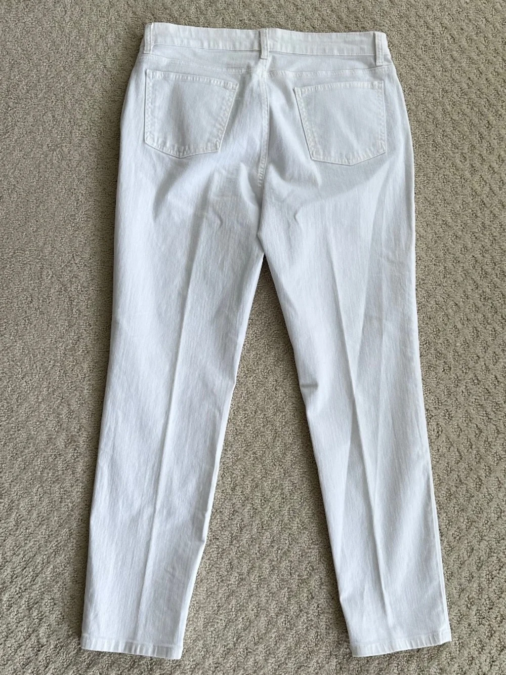 Eileen Fisher Slim Ankle Organic Cotton Stretch Denim Jeans 8 Casual Classic NWT - Picture 8 of 14